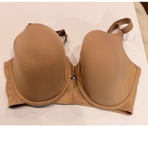 ThirdLove 24/7 Classic Uplift Plunge Bra Nude 36G NWOT Memory Foam Gold Hardware